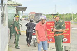Trạm kiểm soát Biên phòng cửa khẩu quốc tế Tịnh Biên: Vững vàng nơi tuyến đầu biên giới Tây Nam
