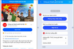 Hà Nội: Hướng dẫn thủ tục hành chính về PCCC&CNCH qua tài khoản zalo