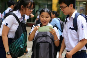 TP HCM công bố điểm chuẩn tuyển sinh vào lớp 10