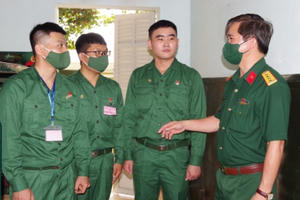 Sư đoàn 309 chào đón chiến sỹ mới