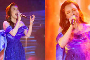Hồ Quỳnh Hương thăng hoa trên sân khấu Hồ Quỳnh Hương thăng hoa trên sân khấu