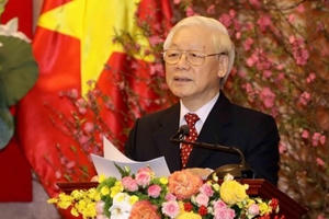 Tổng Bí thư, Chủ tịch nước chúc Tết lãnh đạo, đồng bào và chiến sĩ