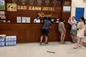 Xác minh vụ việc ẩu đả với khách hàng tại khách sạn Sao Xanh Mộc Châu