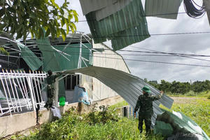 Đồng Tháp: Giông lốc làm 17 người bị thương, hơn 280 căn nhà hư hại