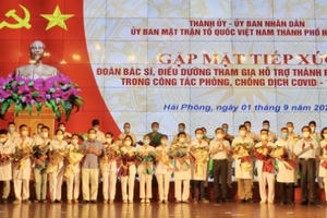 Hải Phòng tiếp tục cử y bác sĩ hỗ trợ thành phố Hồ Chí Minh chống dịch
