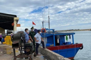 Phú Yên: Chìm tàu cá khiến 1 ngư dân mất tích