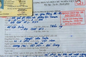 Đã xử lý lái xe tải ngang nhiên quay đầu trên cầu vượt Nguyễn Chí Thanh