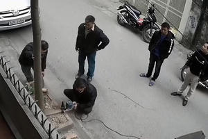 Hà Nội: Nhóm người cưa, cắt cây xanh là cán bộ phường Hoàng Văn Thụ