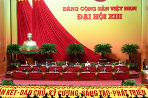 Hôm nay, Đại hội đại biểu toàn quốc lần thứ XIII của Đảng họp phiên bế mạc