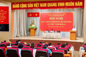 Phường Phú Mỹ (TP HCM) triển khai nhiệm vụ phát triển toàn diện, chuẩn bị Đại hội Đảng bộ lần thứ I