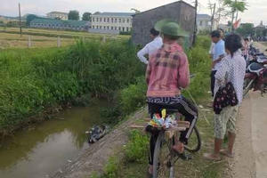 Nghệ An: Phát hiện người đàn ông tử vong dưới mương nước sau chầu nhậu