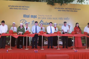 Trưng bày Di sản Văn hoá tiêu biểu dân tộc Mường tại Hải Phòng