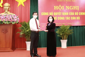 Ông Nguyễn Hồng Lĩnh làm Bí thư Tỉnh uỷ Đồng Nai