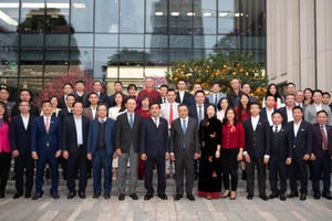 Chủ tịch UBND TP Hà Nội động viên người lao động Tập đoàn Thành Công đầu xuân Quý Mão