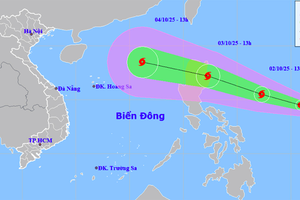 Bão số 11 khả năng hình thành trên Biển Đông cuối tuần này, hướng về vịnh Bắc Bộ