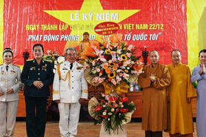 Hà Nội: Câu lạc bộ Cựu chiến binh Phật tử chùa Quán Sứ giao lưu gặp mặt