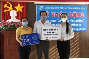 TH trao tặng 48.000 sản phẩm tốt cho sức khỏe, chung tay cùng Khánh Hòa chống dịch Covid-19