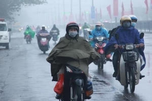 Miền Bắc sắp chìm trong không khí lạnh và mưa giông rải rác