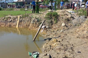 Hà Tĩnh: Thai phụ tử vong dưới hố công trình của dự án Đường dây và TBA 110kV Hà Tĩnh: Thai phụ tử vong dưới hố công trình của dự án Đường dây và TBA 110kV