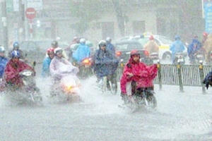 Dự báo thời tiết ngày 7/9: Bắc Bộ tiếp tục có mưa giông