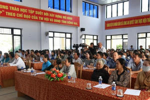 Bí thư tỉnh Đồng Nai Nguyễn Hồng Lĩnh đối thoại với dân về dự án sân bay Long Thành