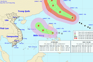 Cập nhật mới nhất về cơn bão TALIM và áp thấp nhiệt đới đang tiến gần về Biển Đông