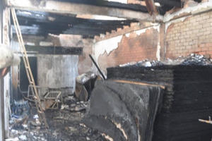 Cận cảnh hiện trường vụ cháy làm 4 người chết thảm