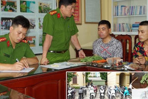 Xóa ổ nhóm gây ra hơn 40 vụ trộm cắp xe máy liên tỉnh