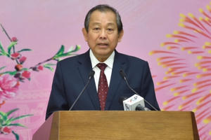 Các Phó Thủ tướng Chính phủ gặp mặt cán bộ, công chức, viên chức VPCP đầu Xuân