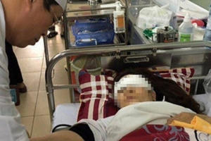 Bắt đối tượng dùng dao chém vào mặt cán bộ tiếp dân