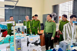 Thứ trưởng Bộ Công an kiểm tra công tác đặc xá năm 2025 tại Quảng Ninh