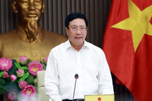 Phó Thủ tướng Phạm Bình Minh chủ trì cuộc họp Tổ công tác thúc đẩy hợp tác đầu tư nước ngoài