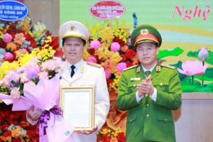 Đại tá Bùi Quang Thanh giữ chức vụ Giám đốc Công an tỉnh Nghệ An.