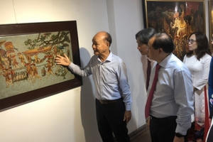 Triển lãm sản phẩm sơn mài Việt Nam