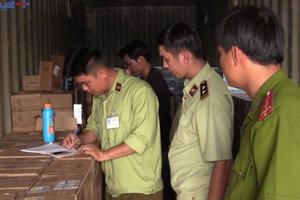 Bình Dương: Tạm giữ lô hàng trị giá hơn 2 tỷ đồng