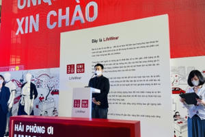 UNIQLO sắp khai trương cửa hàng tại Aeon Mall Hải Phòng