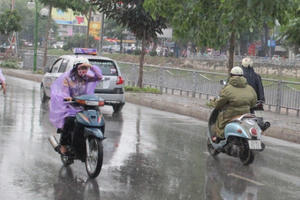 Miền Bắc mưa trở lại từ chiều nay