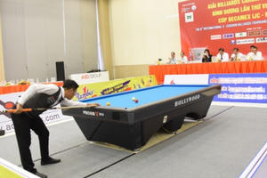 Nước tăng lực Number 1 tiếp tục đồng hành cùng Giải Billiards Carom 3 băng quốc tế Bình Dương