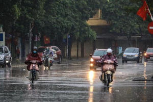 Không khí lạnh sẽ gây mưa nhiều nơi ở miền Bắc