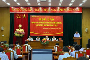 Đại hội đại biểu Đảng bộ tỉnh Bắc Giang lần thứ XIX sẽ diễn ra từ ngày 13 - 15/10