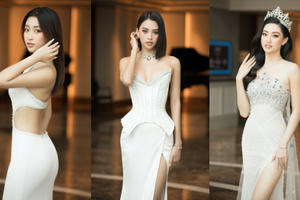 Tiểu Vy 'đọ sắc' bên Đỗ Mỹ Linh - Lương Thùy Linh