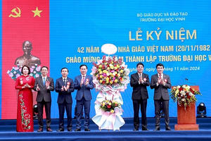 Trường Đại học Vinh tổ chức kỷ niệm 65 năm thành lập
