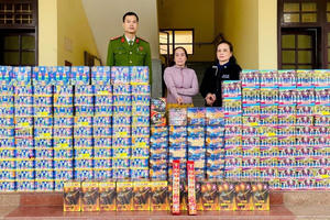 Mua bán hơn 3 tạ pháo nổ, 2 phụ nữ tại Quảng Trị bị bắt