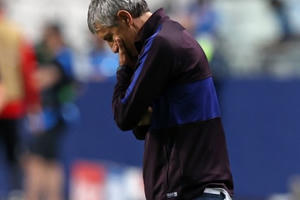 Thua đậm Bayern, Barca sa thải HLV Quique Setien