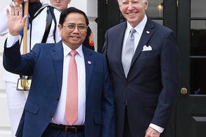 Thủ tướng Phạm Minh Chính gặp Tổng thống Hoa Kỳ Joseph Biden