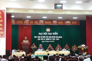 Hà Giang: Huyện Bắc Quang tổ chức Đại hội Đại biểu mặt trận tổ quốc Việt Nam lần thứ XX