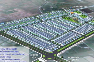 Hoàn thành 99% mặt bằng Dự án Cụm công nghiệp làng nghề Minh Phương Hoàn thành 99% mặt bằng Dự án Cụm công nghiệp làng nghề Minh Phương