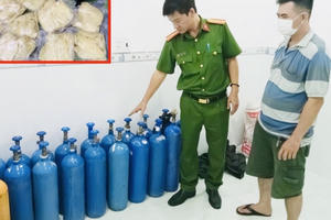 Đồng Nai: Triệt xóa tụ điểm mua bán trái phép bình khí cười