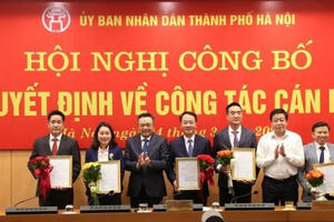 Hà Nội có 3 tân Giám đốc Sở