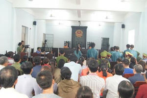 Dùng gạch đá tấn công lực lượng công an, 7 đối tượng lĩnh án